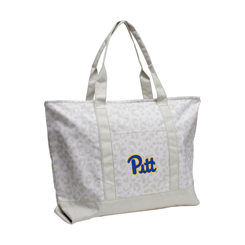 Pittsburgh Leopard Pattern Tote bag by Logo Brands, featuring a stylish animal print design and spacious interior for everyday use.
