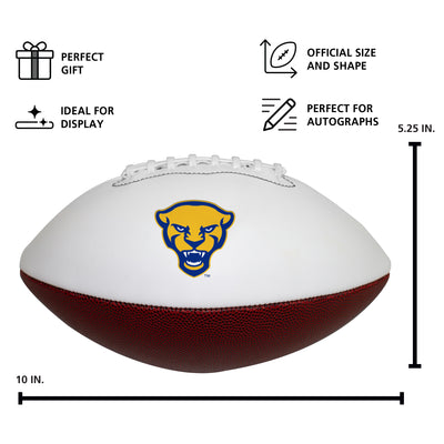 Pittsburgh Official-Size Autograph Football - Logo Brands