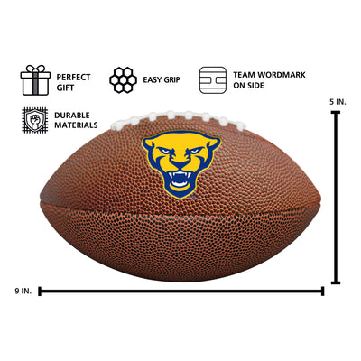 Pittsburgh Mini Size Composite Football - Logo Brands