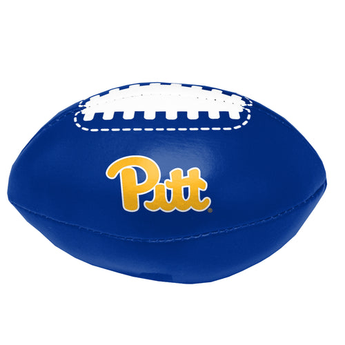 Pittsburgh Micro Soft Football by Logo Brands, recreation soft football with team logo and stitching details.