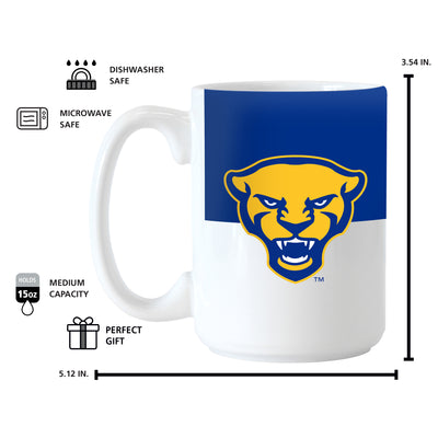 Pittsburgh Colorblock 15oz Sublimated Mug