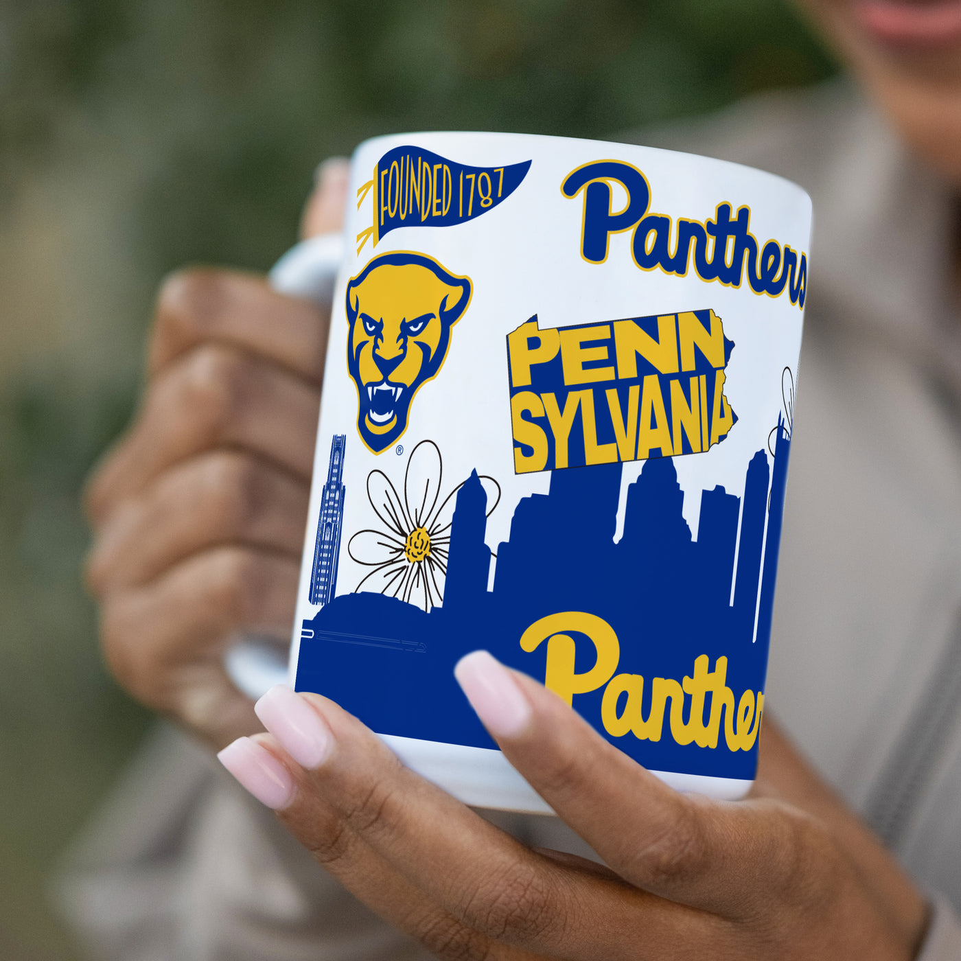 Pittsburgh 15oz Native Sublimated Mug - Logo Brands