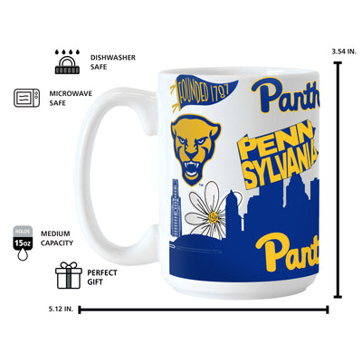 Pittsburgh 15oz Native Sublimated Mug - Logo Brands