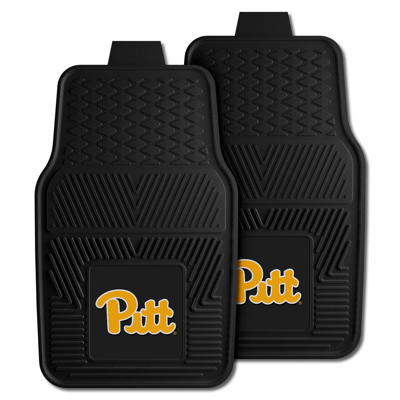 University of Pittsburgh 2-pc Vinyl Car Mat Set