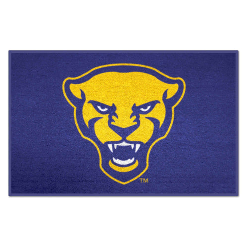 University of Pittsburgh starter mat by Logo Brands with the university logo and team colors, ideal for sports fans and students.