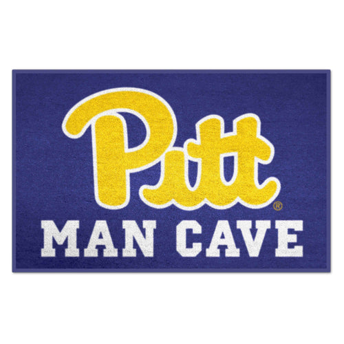 University of Pittsburgh Man Cave starter mats by Logo Brands, featuring team logos and designs for sports fans.