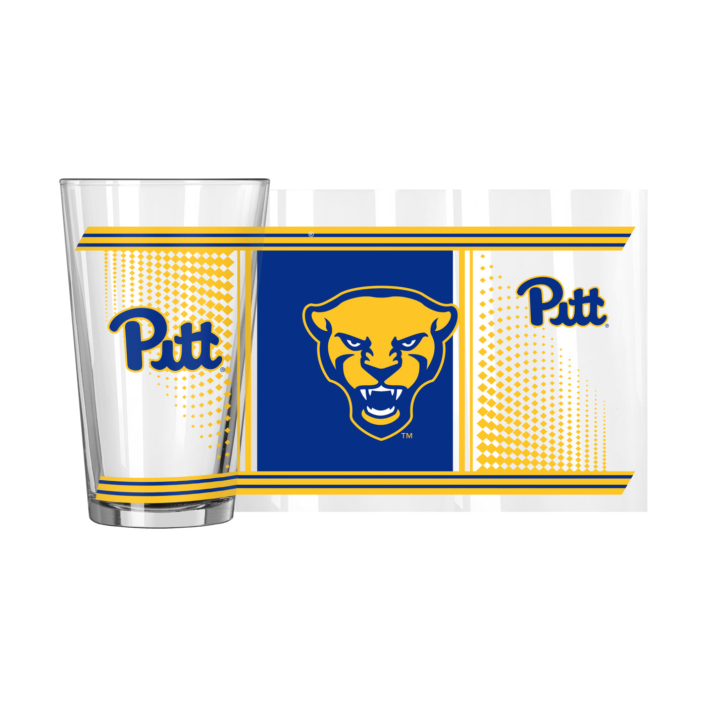 Pittsburgh 16oz Hero Pint Glass