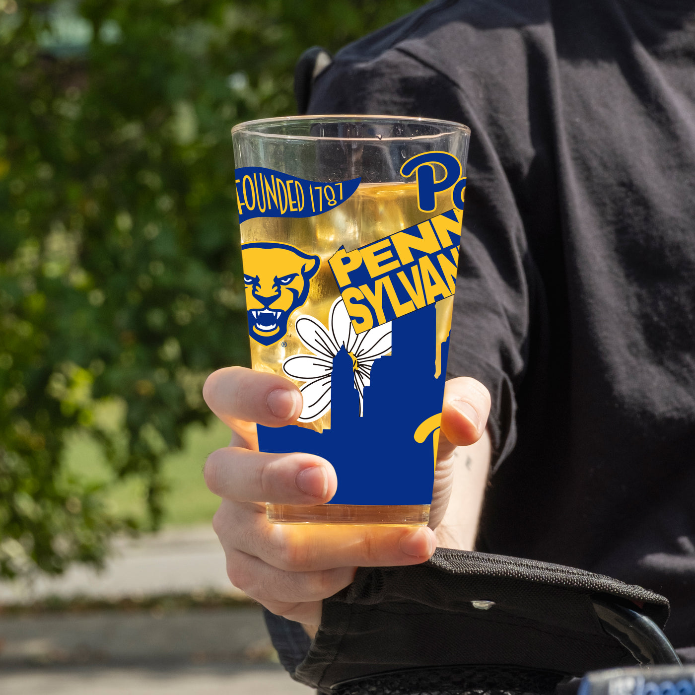 Pittsburgh 16oz Native Pint Glass