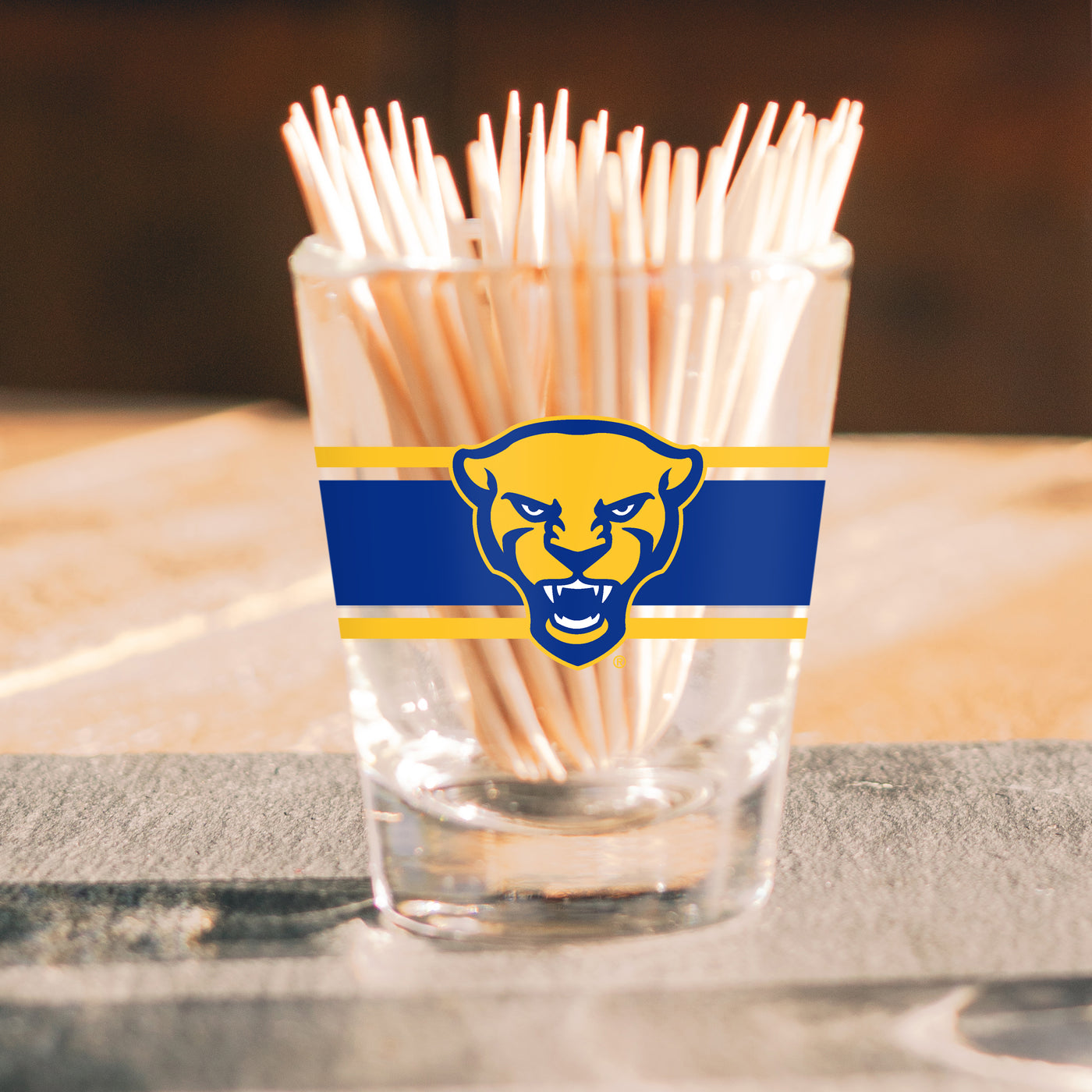 Pittsburgh 2oz Stripe Shot Glass