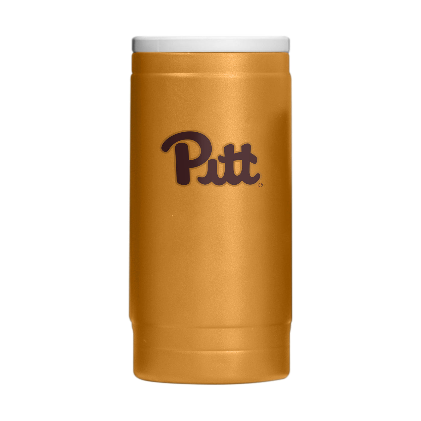 Pittsburgh 12oz Huddle Powder Coat Slim Can Coolie - Logo Brands