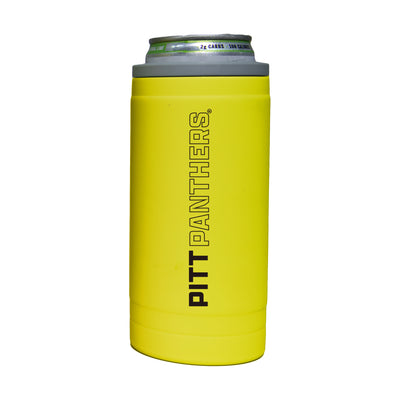 Pittsburgh 12oz Cru Stacked Soft Touch Slim Coolie - Logo Brands
