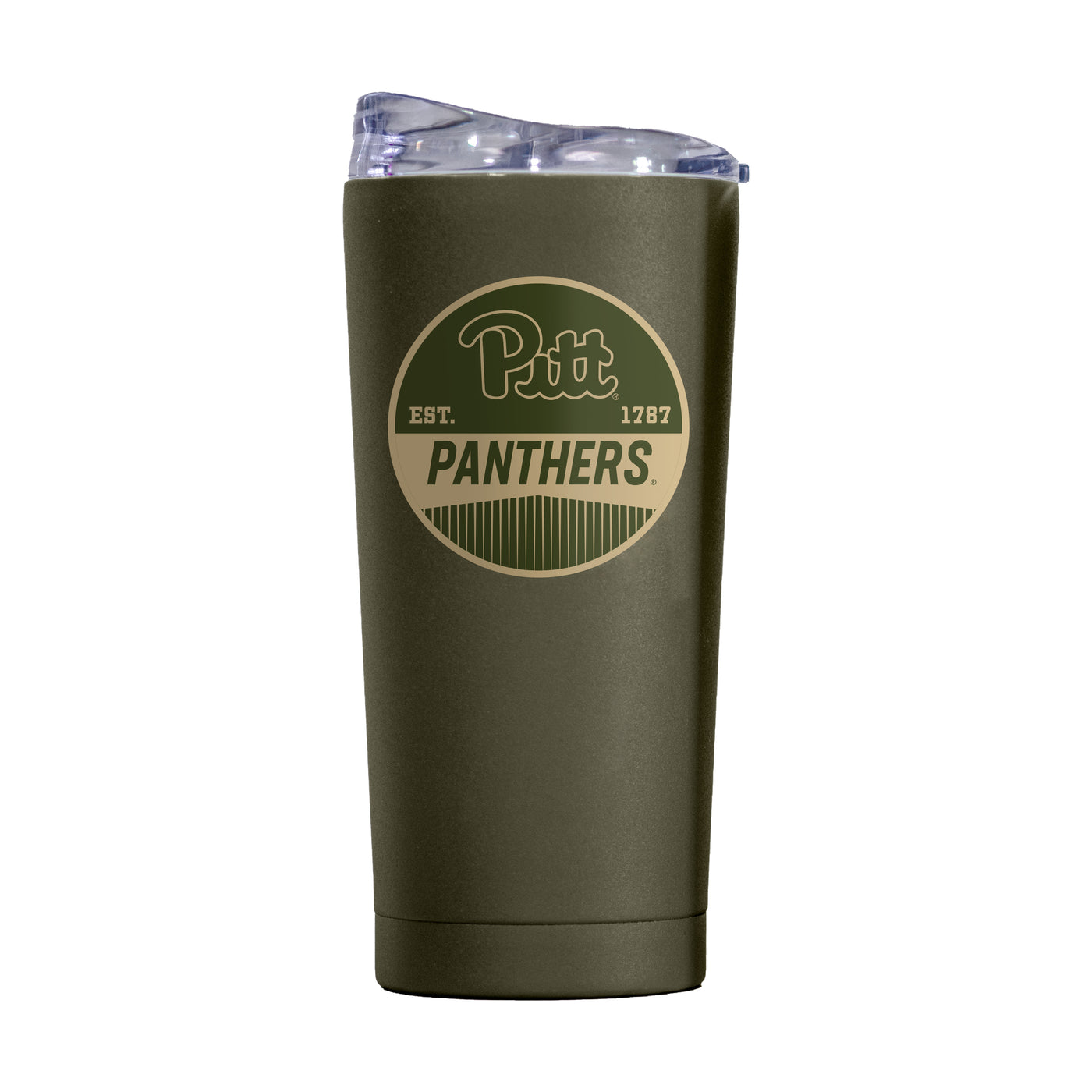 Pittsburgh 20oz Badge Powder Coat Tumbler - Logo Brands