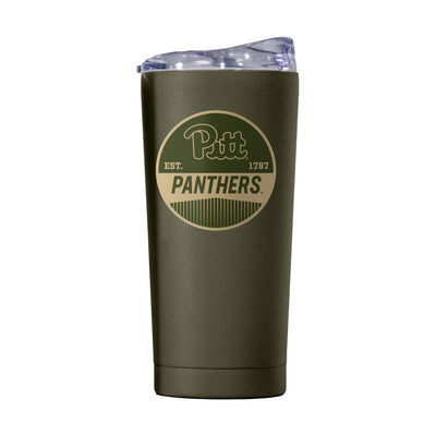 Pittsburgh 20oz Badge Powder Coat Tumbler - Logo Brands