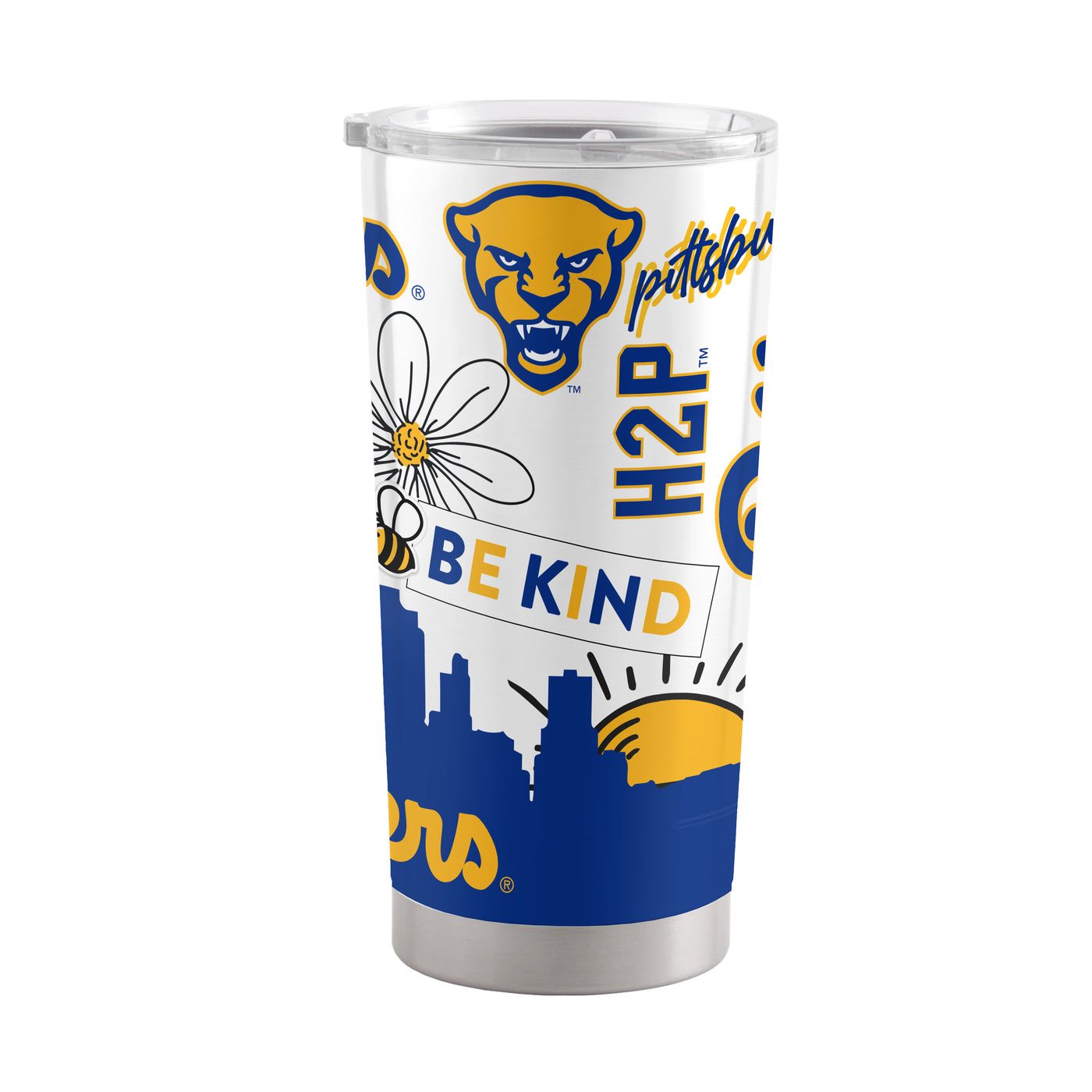 Pittsburgh 20oz Native Stainless Tumbler