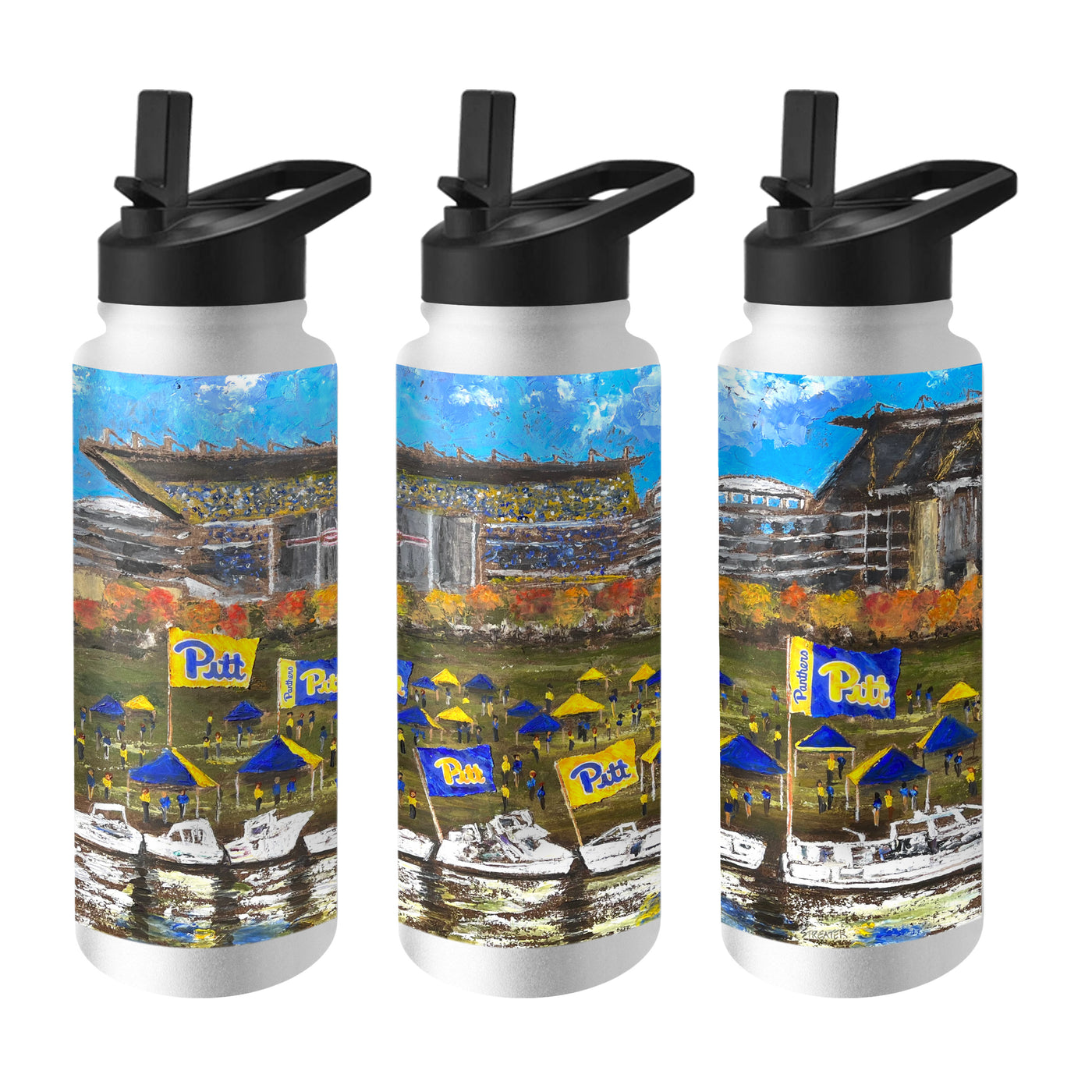 Pittsburgh 34oz Collector Quencher Bottle