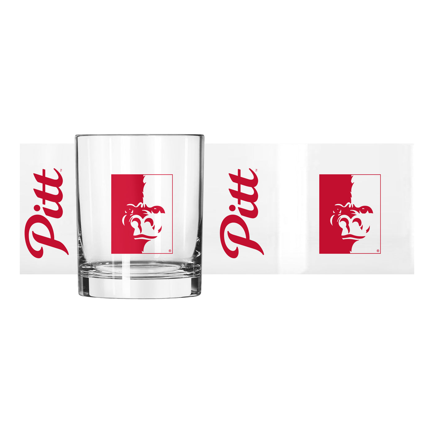 Pittsburgh State Gameday 14oz Rocks Glass