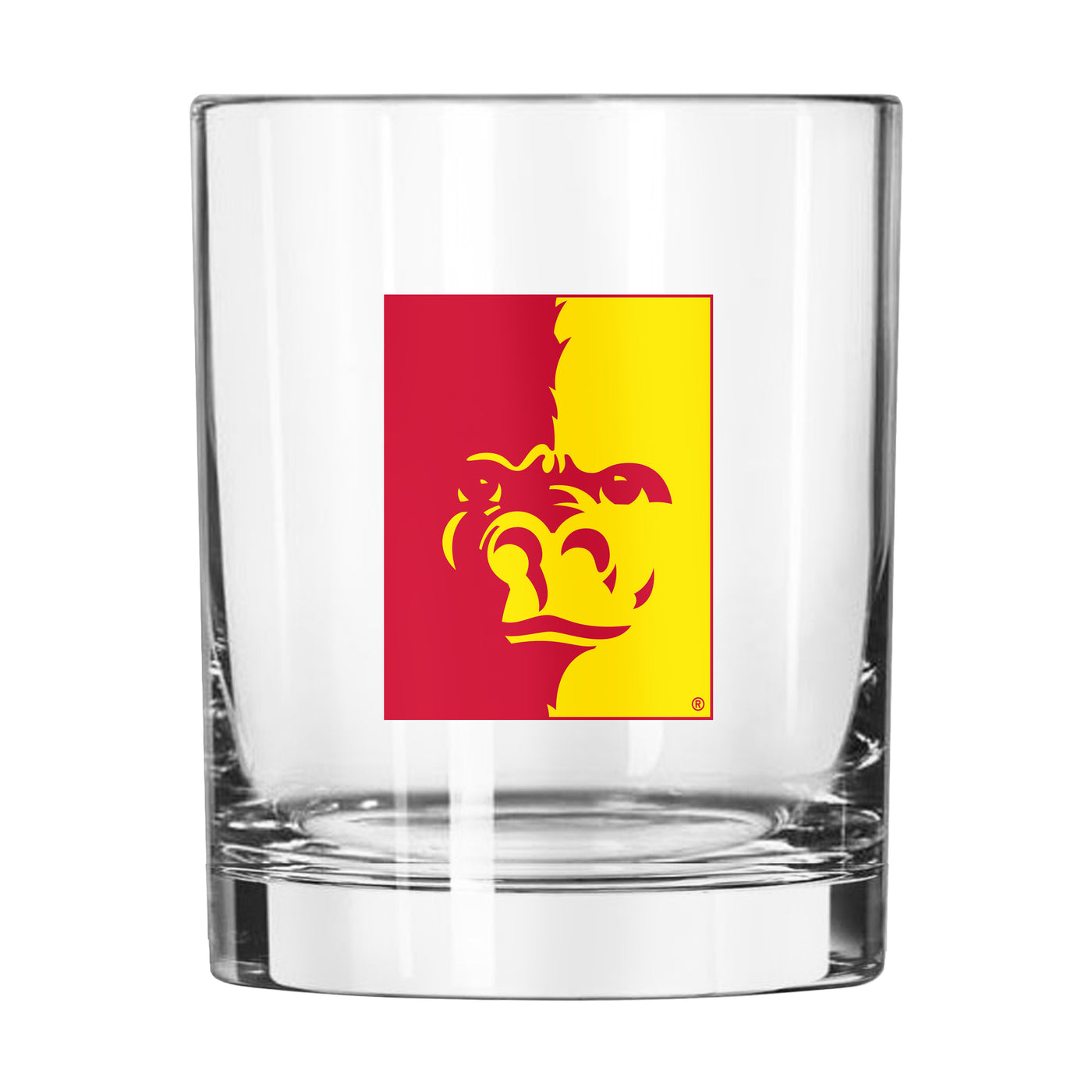 Pitt State (KS) 14oz Logo Rocks Glass