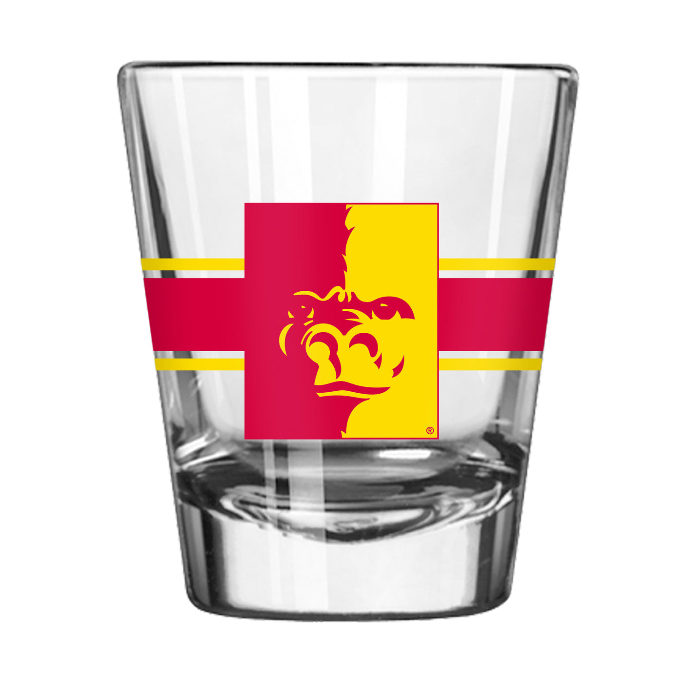 Pitt State 2oz Stripe Shot Glass