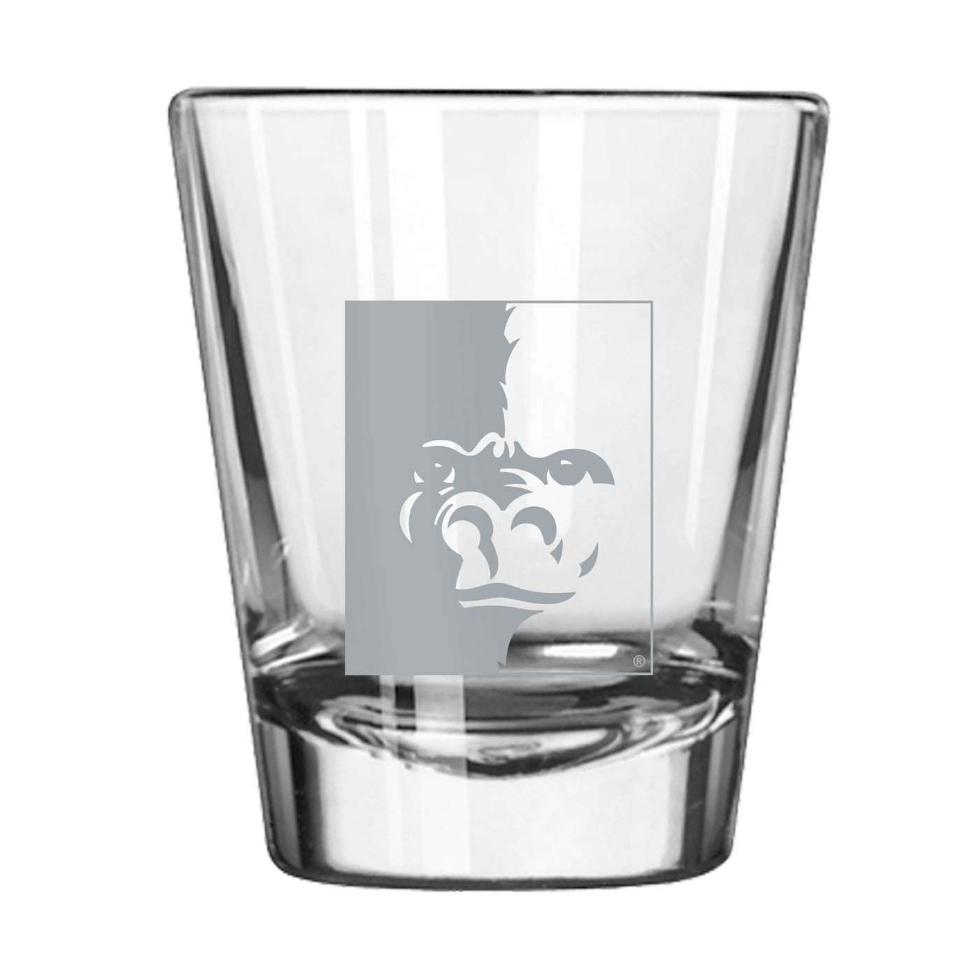 Pitt State 2oz Frost Shot Glass