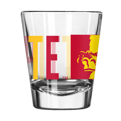 Pittsburg State 2oz Overtime Shot Glass