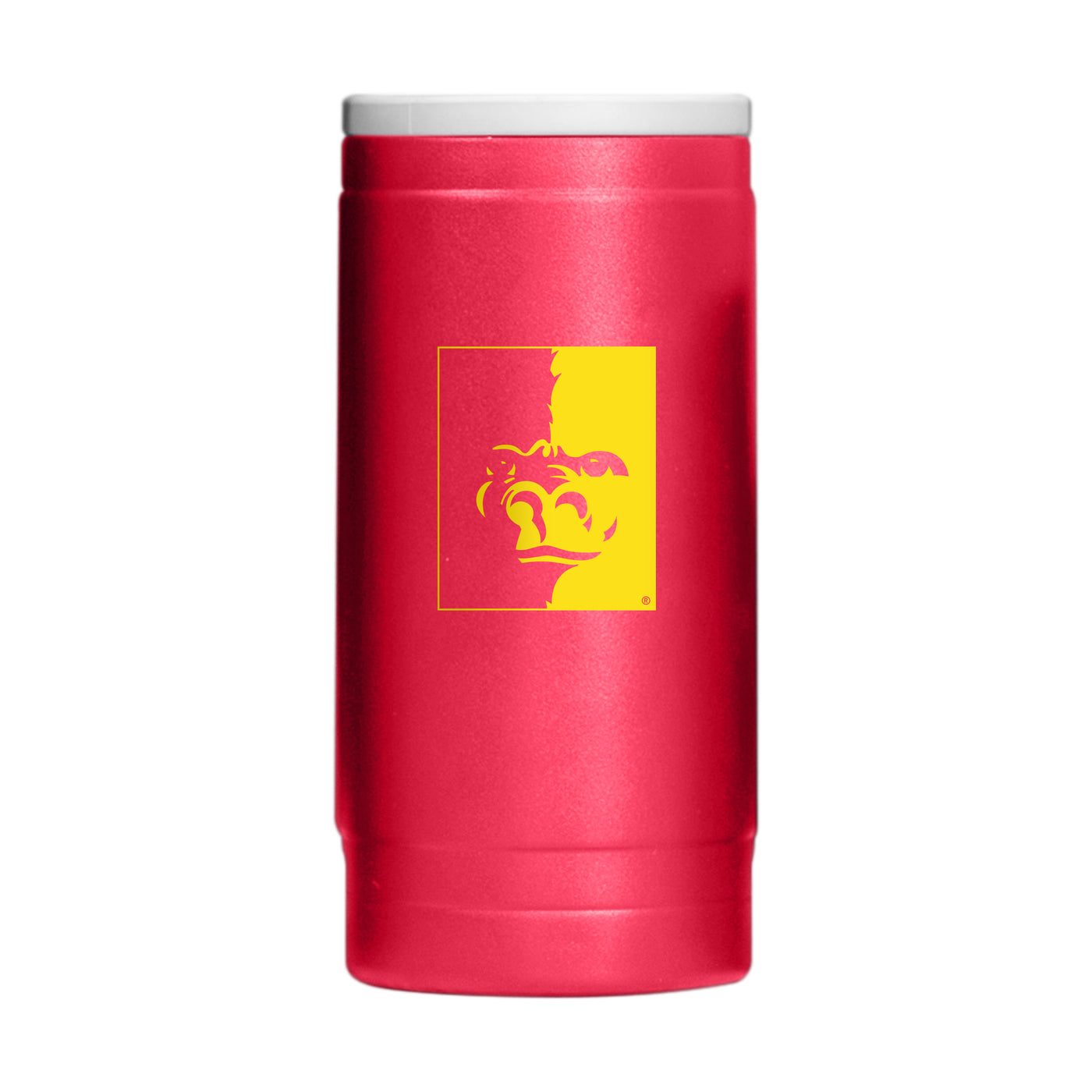 Pitt State (KS) 12oz Logo Powdercoat SlimCan Coolie