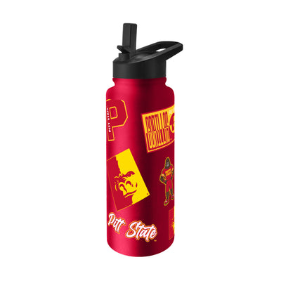 Pitt State (KS) 34oz Dreamweave Quencher Bottle