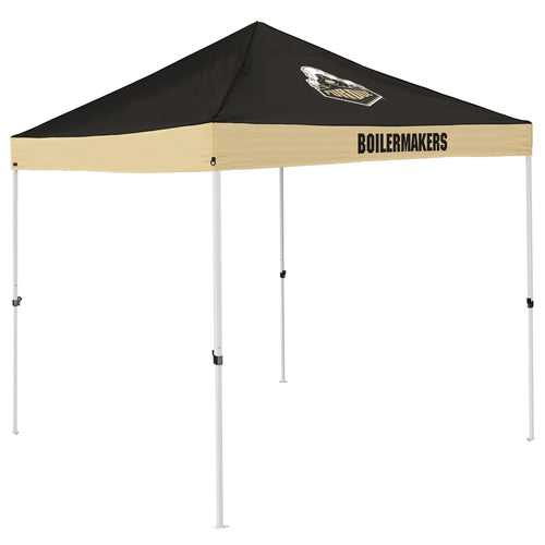 Purdue Economy Canopy shelter by Logo Brands, featuring a sturdy frame and fabric cover, ideal for outdoor events and protection.