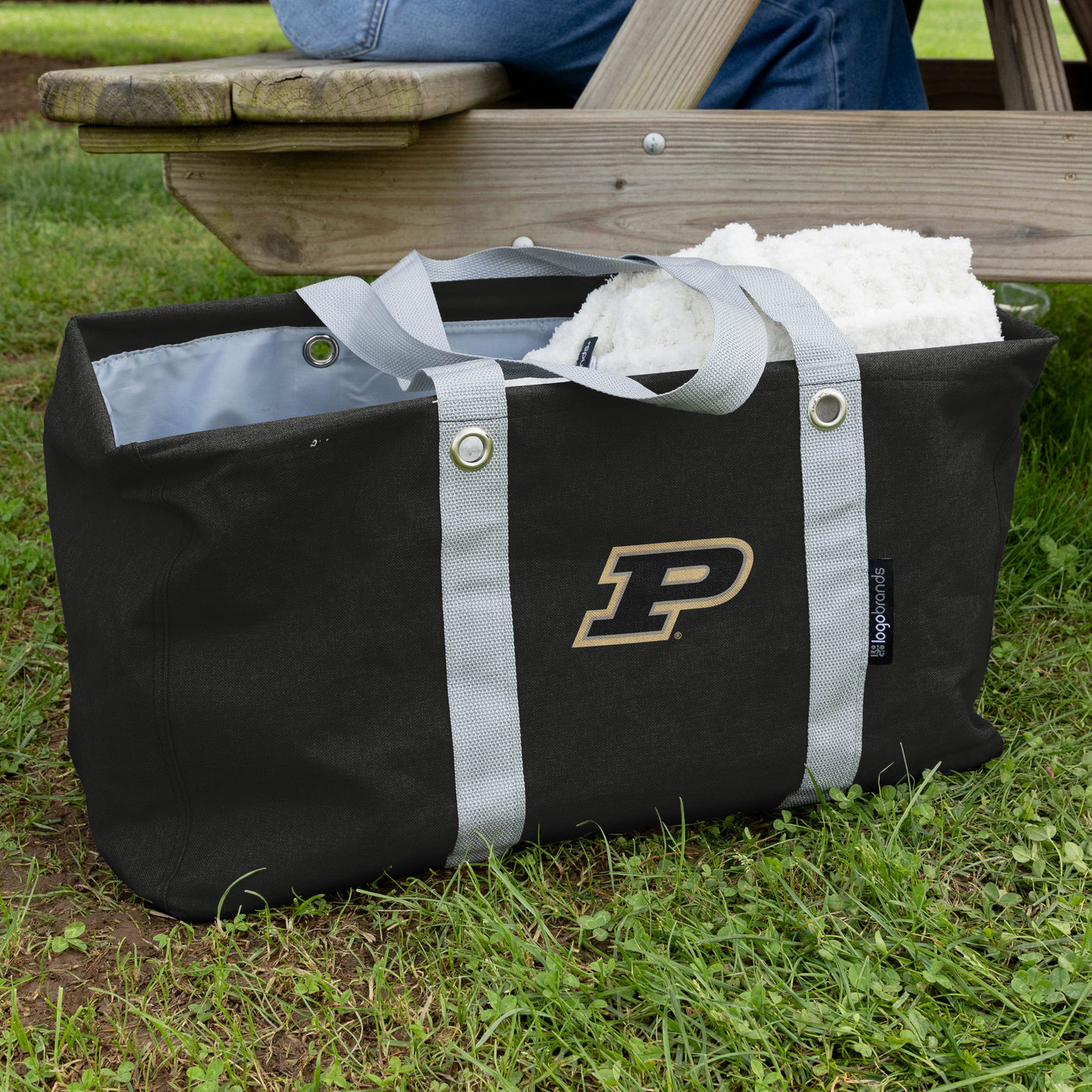 Purdue Crosshatch Picnic Caddy - Logo Brands