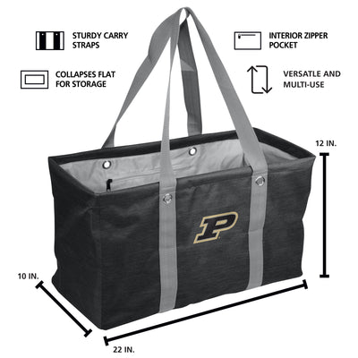 Purdue Crosshatch Picnic Caddy - Logo Brands