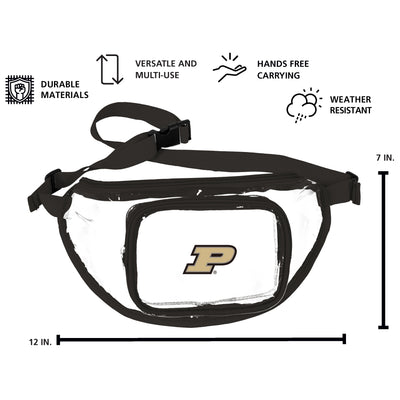 Purdue Clear Fanny Pack - Logo Brands