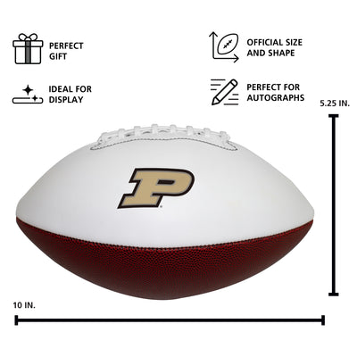 Purdue Official-Size Autograph Football - Logo Brands