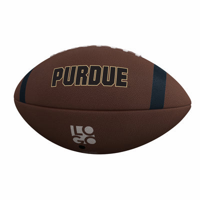 Purdue Team Stripe Official-Size Composite Football