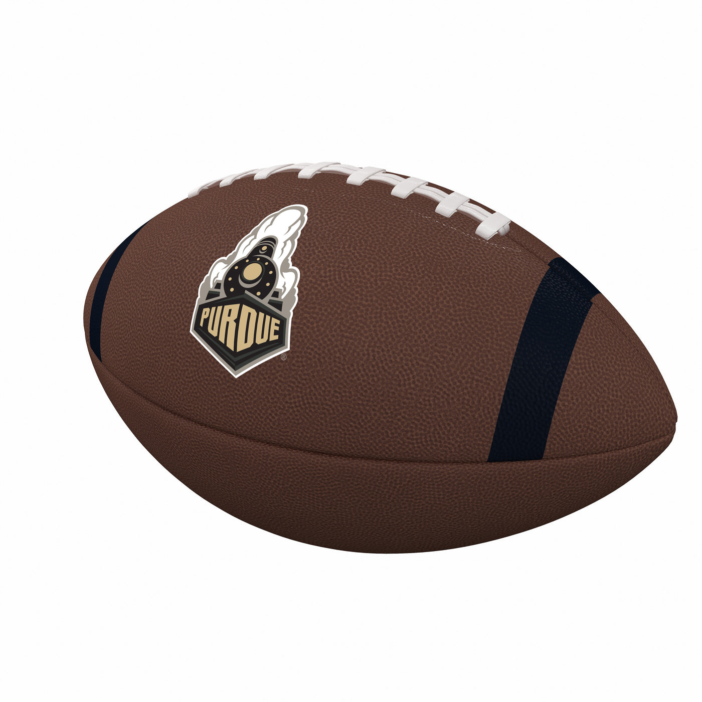 Purdue Team Stripe Official-Size Composite Football