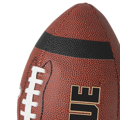 Purdue Team Stripe Official-Size Composite Football