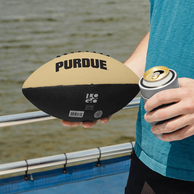 Purdue Pinwheel Junior Size Rubber Football
