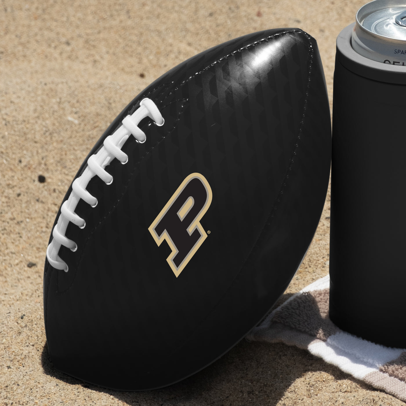 Purdue Carbon Fiber Mini Size Glossy Football
