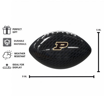 Purdue Carbon Fiber Mini Size Glossy Football