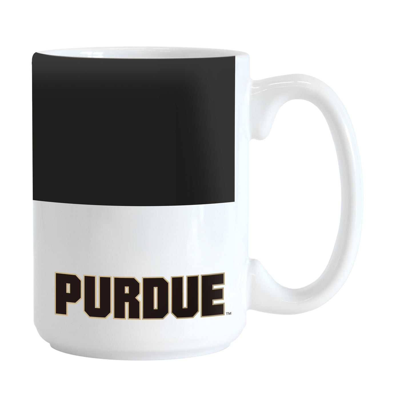 Purdue 15oz Colorblock Sublimated Mug