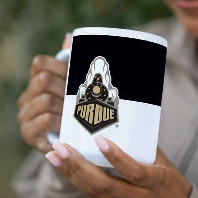 Purdue 15oz Colorblock Sublimated Mug