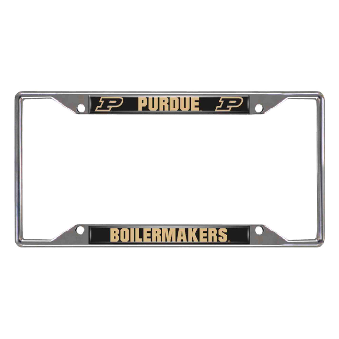 Purdue University Chrome License Plate Frame