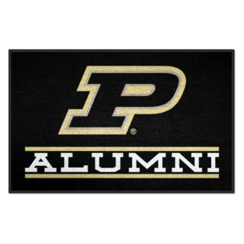 Purdue University Alumni Starter Mat by Logo Brands featuring the university logo and a welcoming design for alumni.