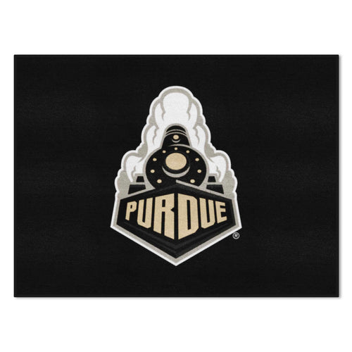 Purdue University All-Star Mat by Logo Brands featuring Purdue logo and mascot design on a durable mat surface