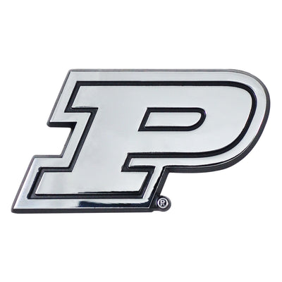 Purdue University Chrome Emblem