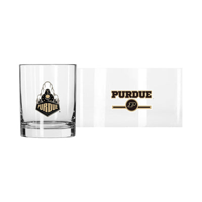 Purdue 14oz Letterman Rocks Glass