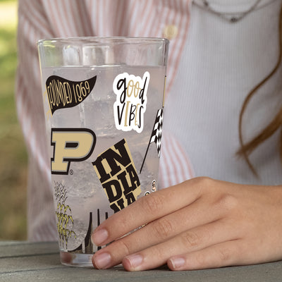 Purdue 16oz Native Pint Glass - Logo Brands