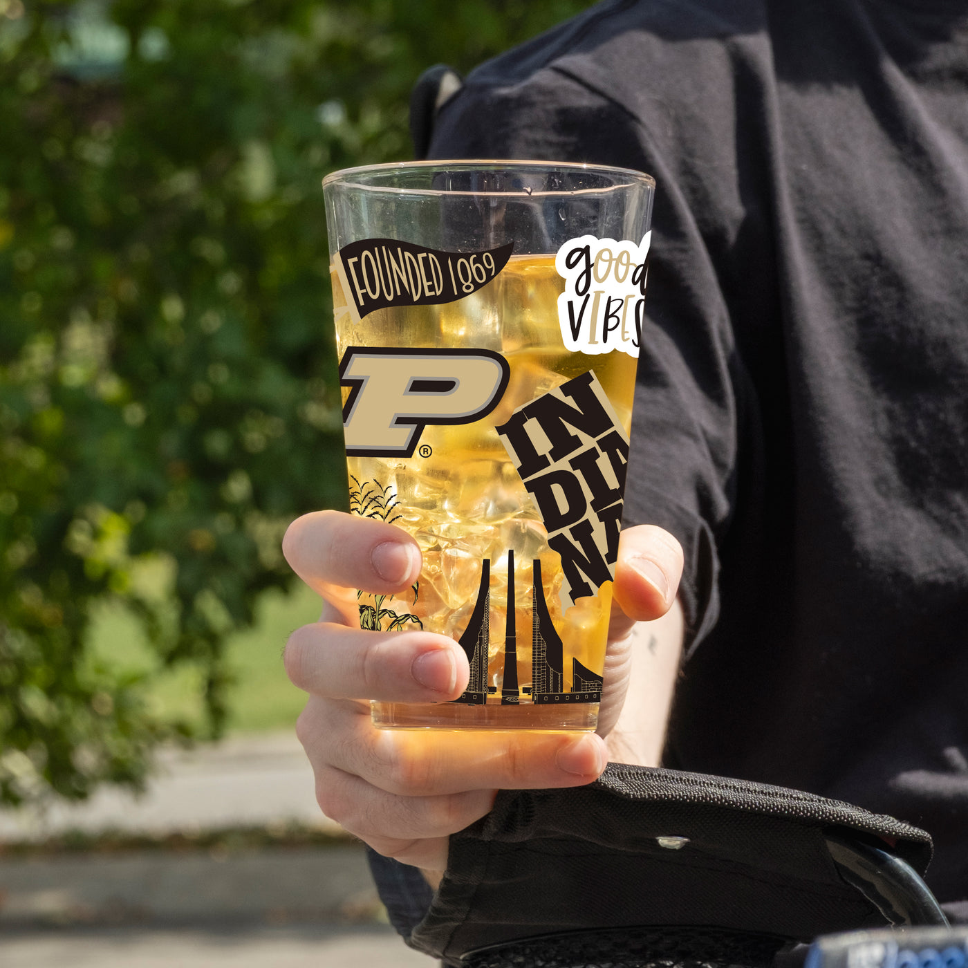 Purdue 16oz Native Pint Glass - Logo Brands