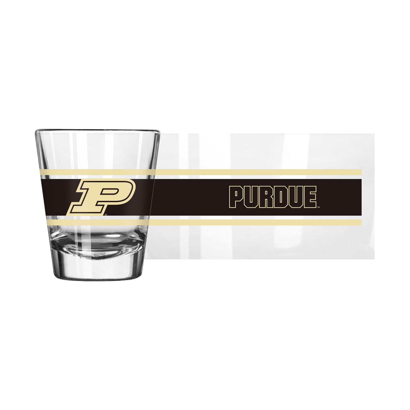Purdue 2oz Stripe Shot Glass