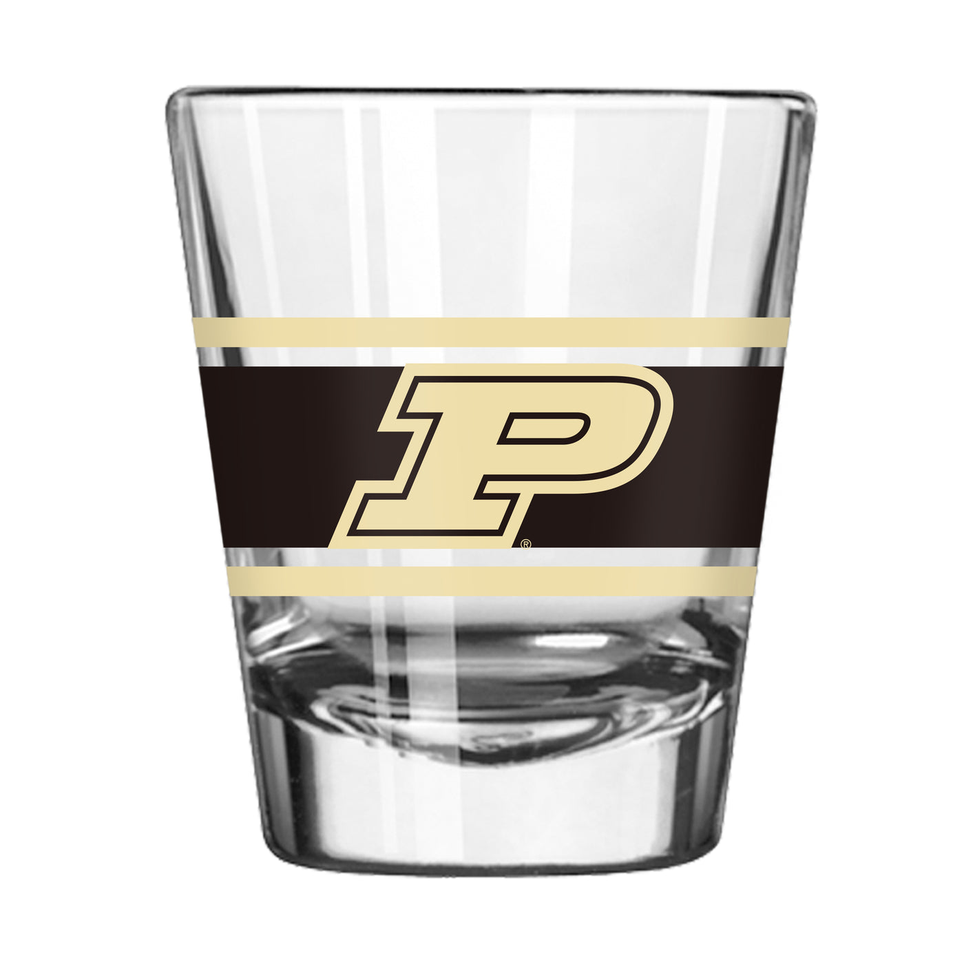 Purdue 2oz Stripe Shot Glass