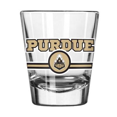 Purdue 2oz Letterman Shot Glass