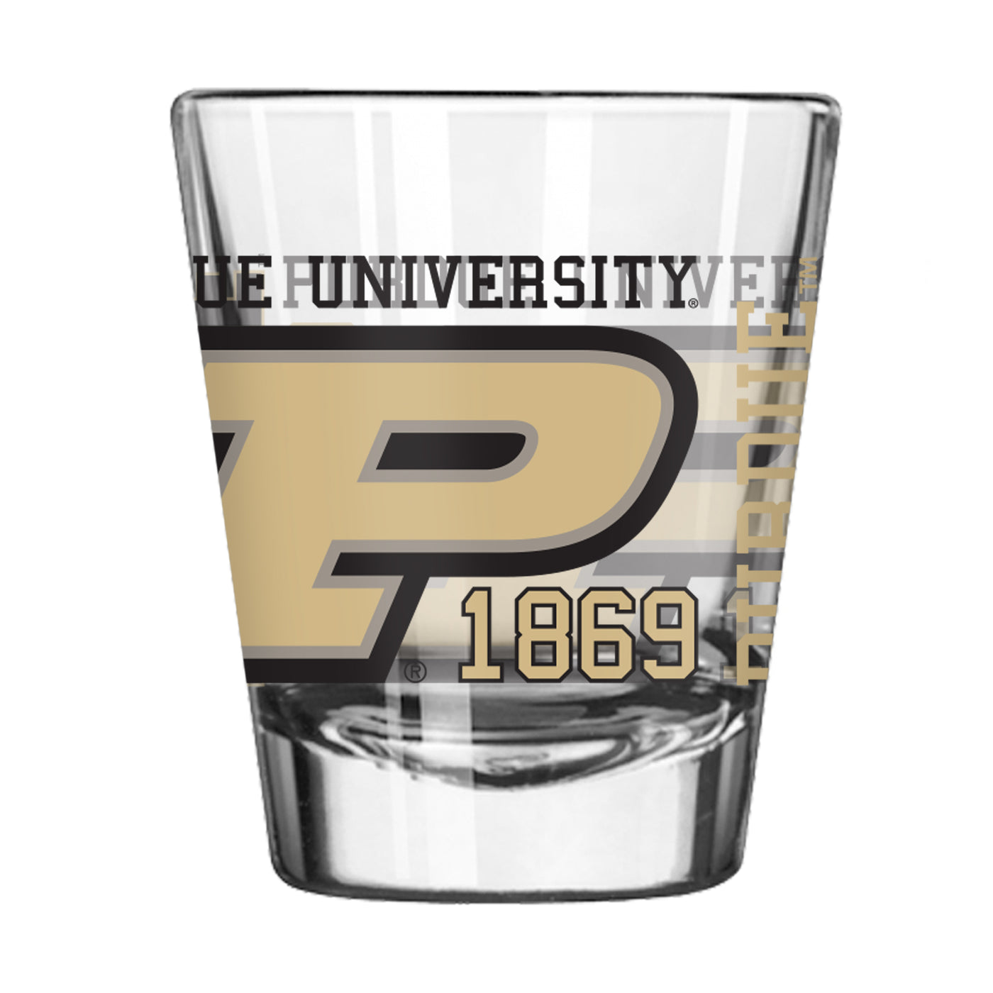 Purdue 2oz Spirit Shot Glass